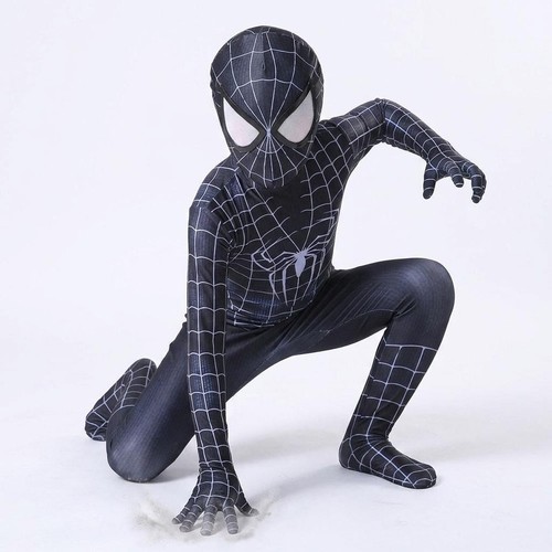 Tuta nera spider man venom - spider-man,