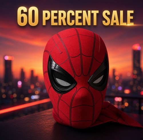 Maschera spider man con occhi - maschera,