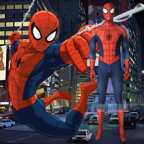 Nuovo ultimate spiderman tuta - ultimate,