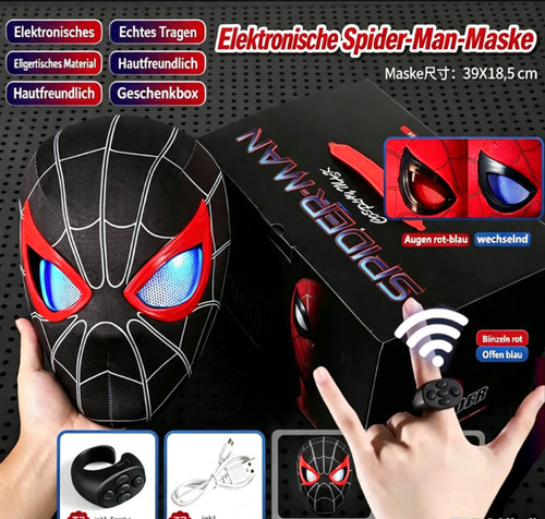 Nuovo spiderman casco - nuovo,