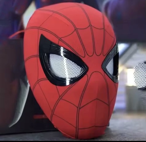 Maschera spider man - spider-man, rossa/nera