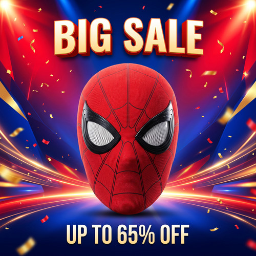 Maschera spider man con occhi - maschera,