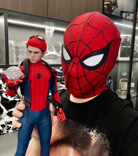 Casco fatto mano - casco, spider-man