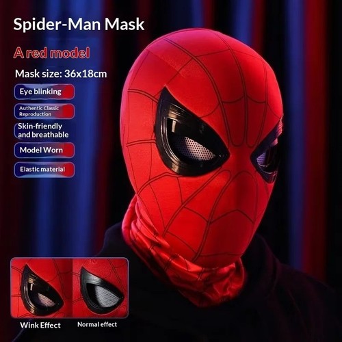 1pcs maschera spiderman adulti - maschera,