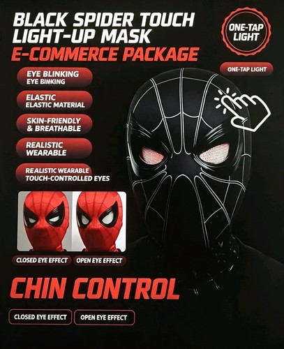 Maschera completa spider man - maschera, spider-man